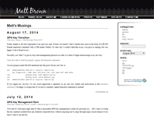 Tablet Screenshot of mattb.net.nz
